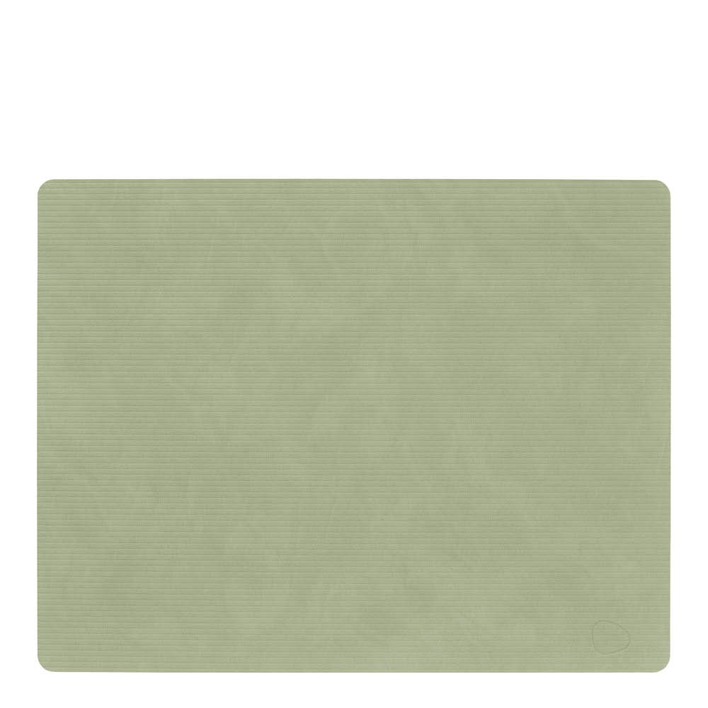 LIND DNA - Square Corduroy Pöytätabletti 35x45 cm Olive Green
