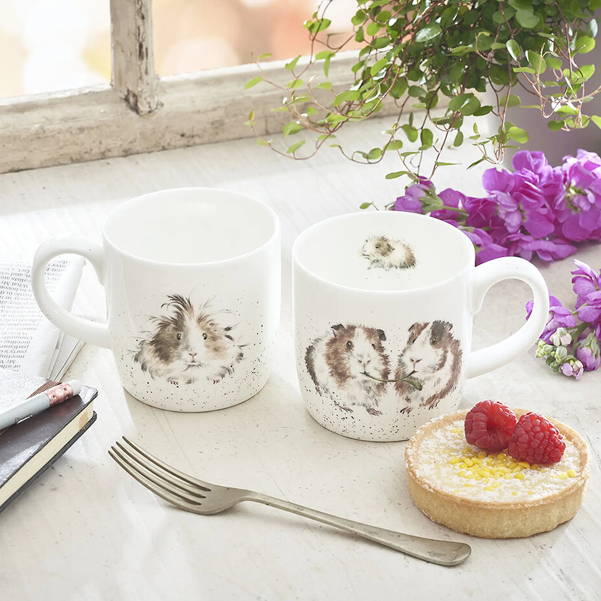 Wrendale Design Mugg 31 cl Lettuce Be Friends Marsvin