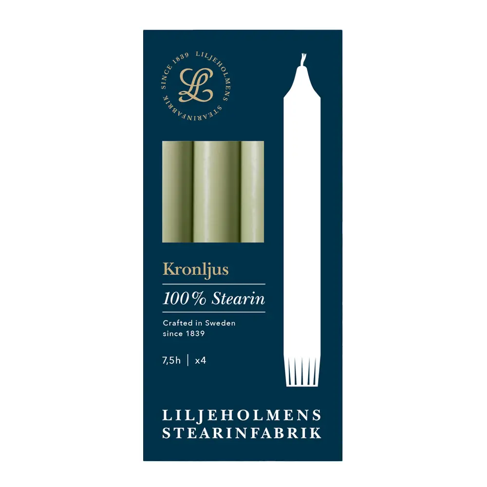 Kruunukynttilä 20,7 cm 4 kpl Pistage