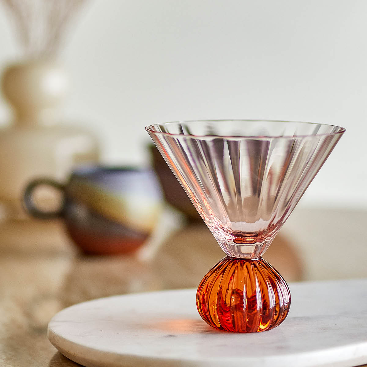 Bloomingville Taurin cocktailglas 30 cl rosa
