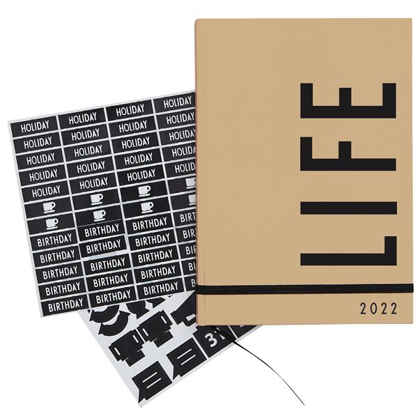 Design Letters - Design Letters Kalenteri 2022 Beige