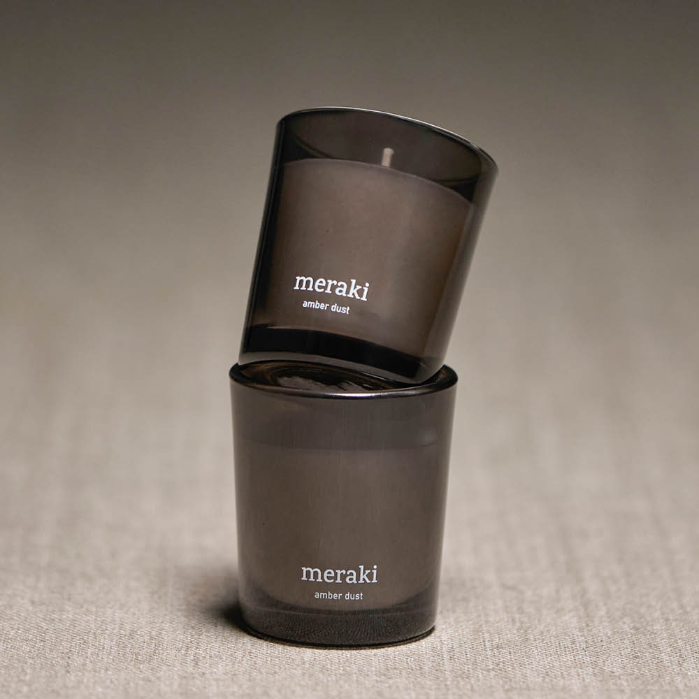 Meraki Amber Dust duftlys 60 g 2 stk