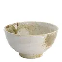 Yukishino Tayo skål 17x9 cm 0,9 L brun/vit