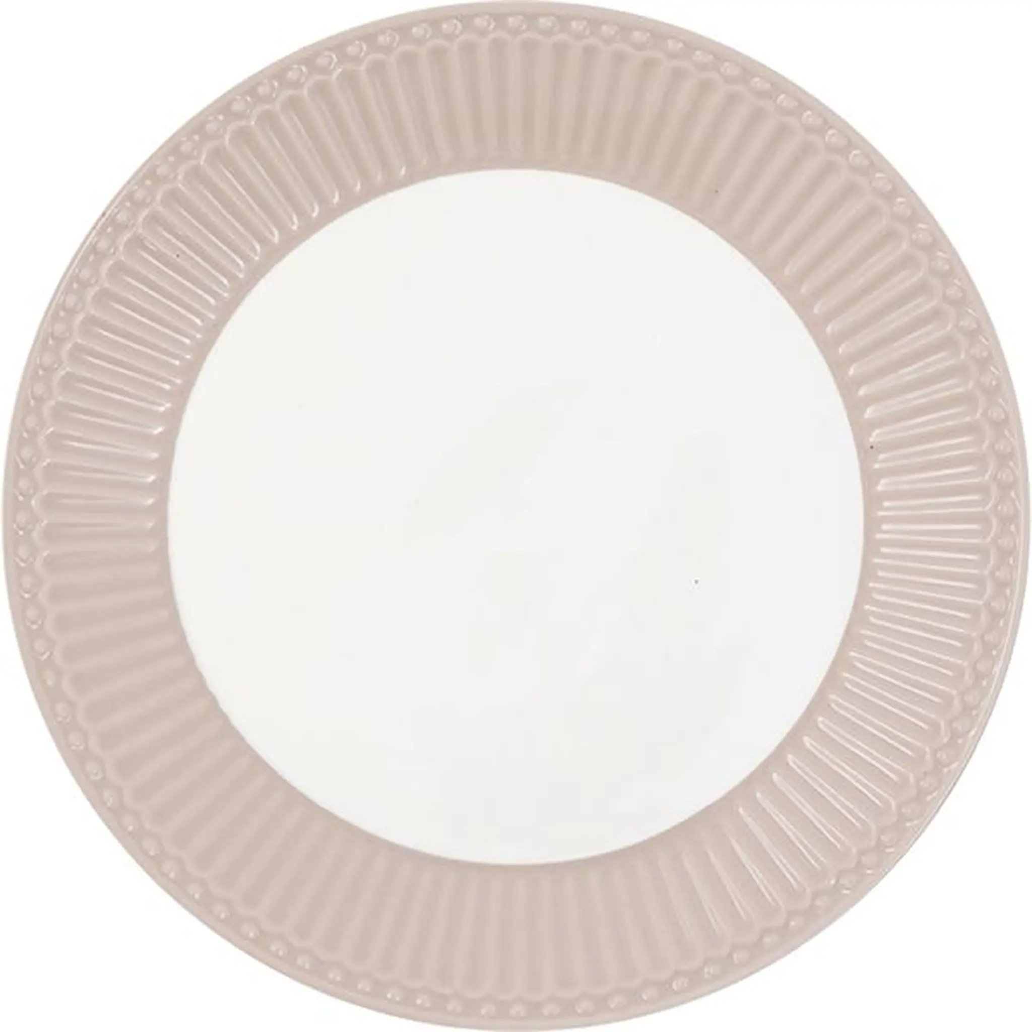 GreenGate Everyday Alice tallrik 23 cm creamy fudge