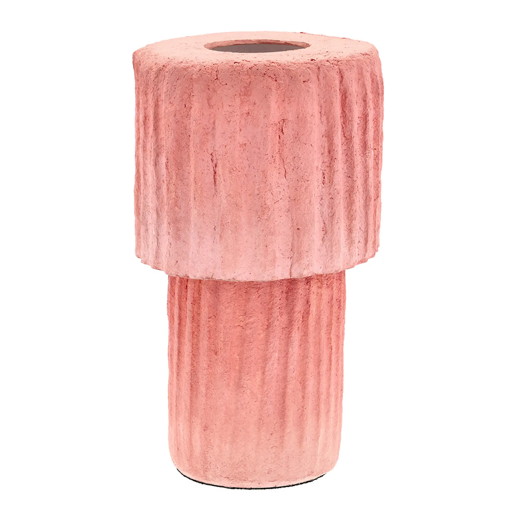Villa Collection Styles Lampa 25x44 cm Rosa Pappmache