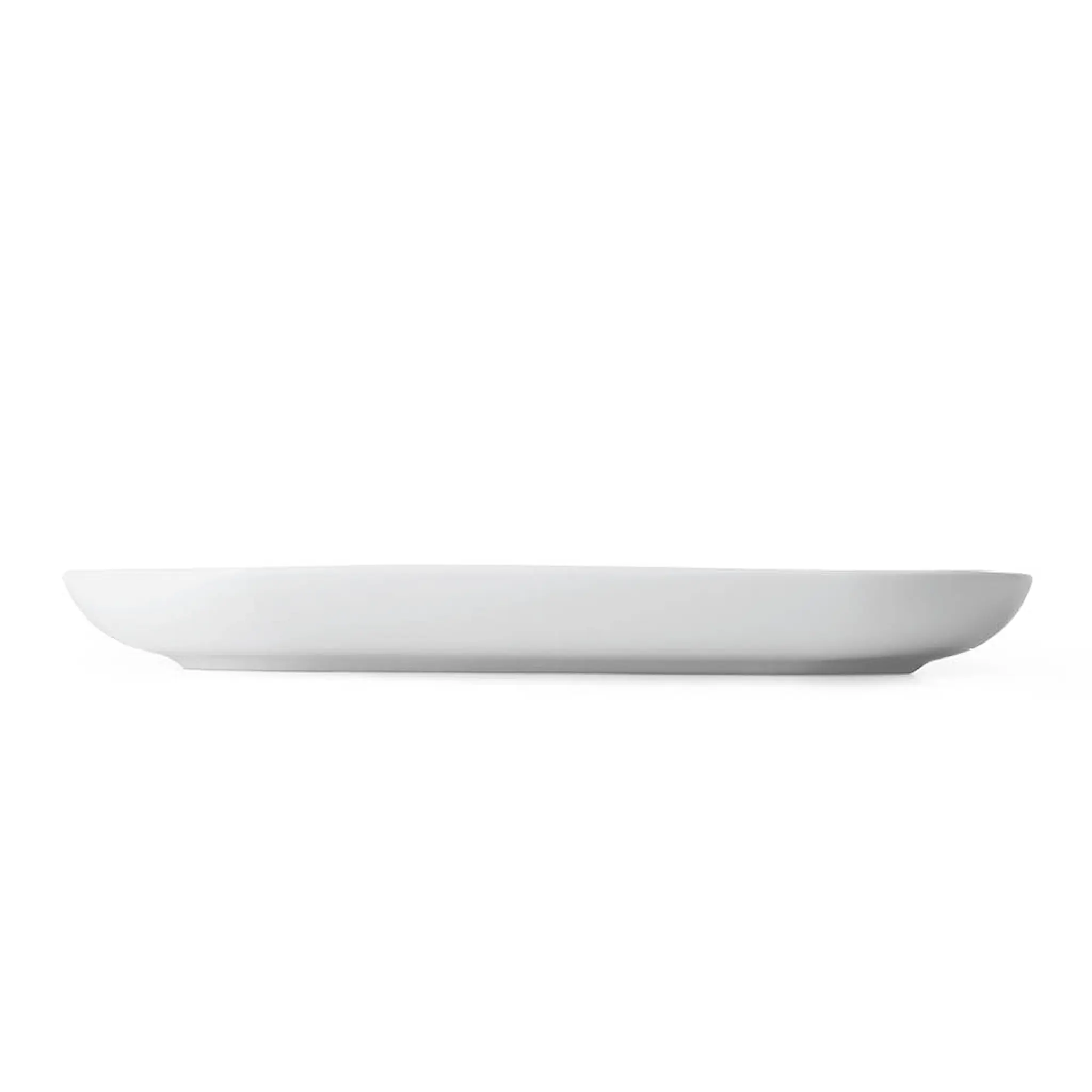 Royal Copenhagen White Fluted trekantigt fat 23 cm