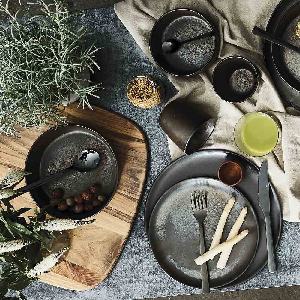 Aida RAW Metallic Brown serveringsskål 30x6,4 cm