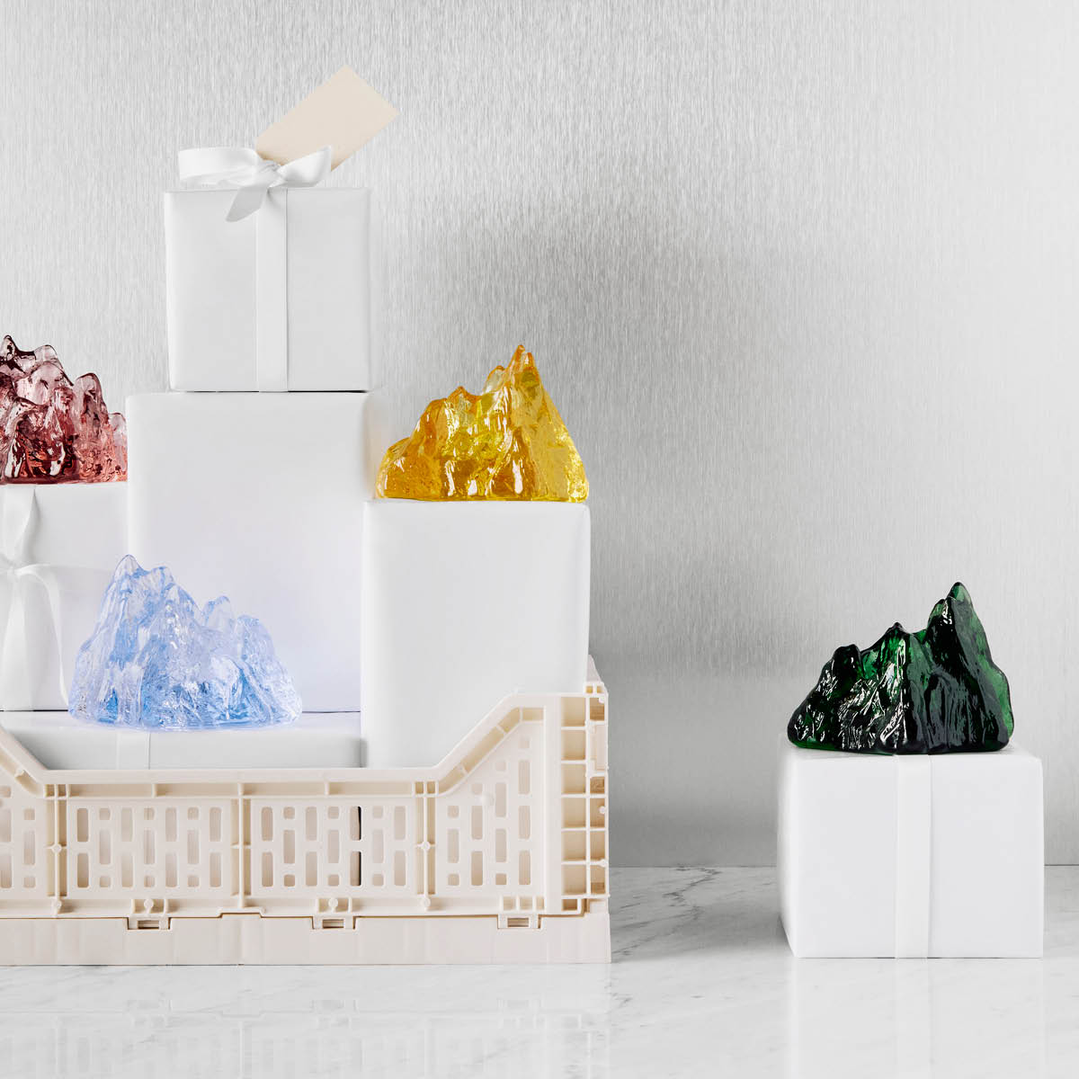 Kosta Boda Sunflower ljuslykta 11,5 cm emerald green