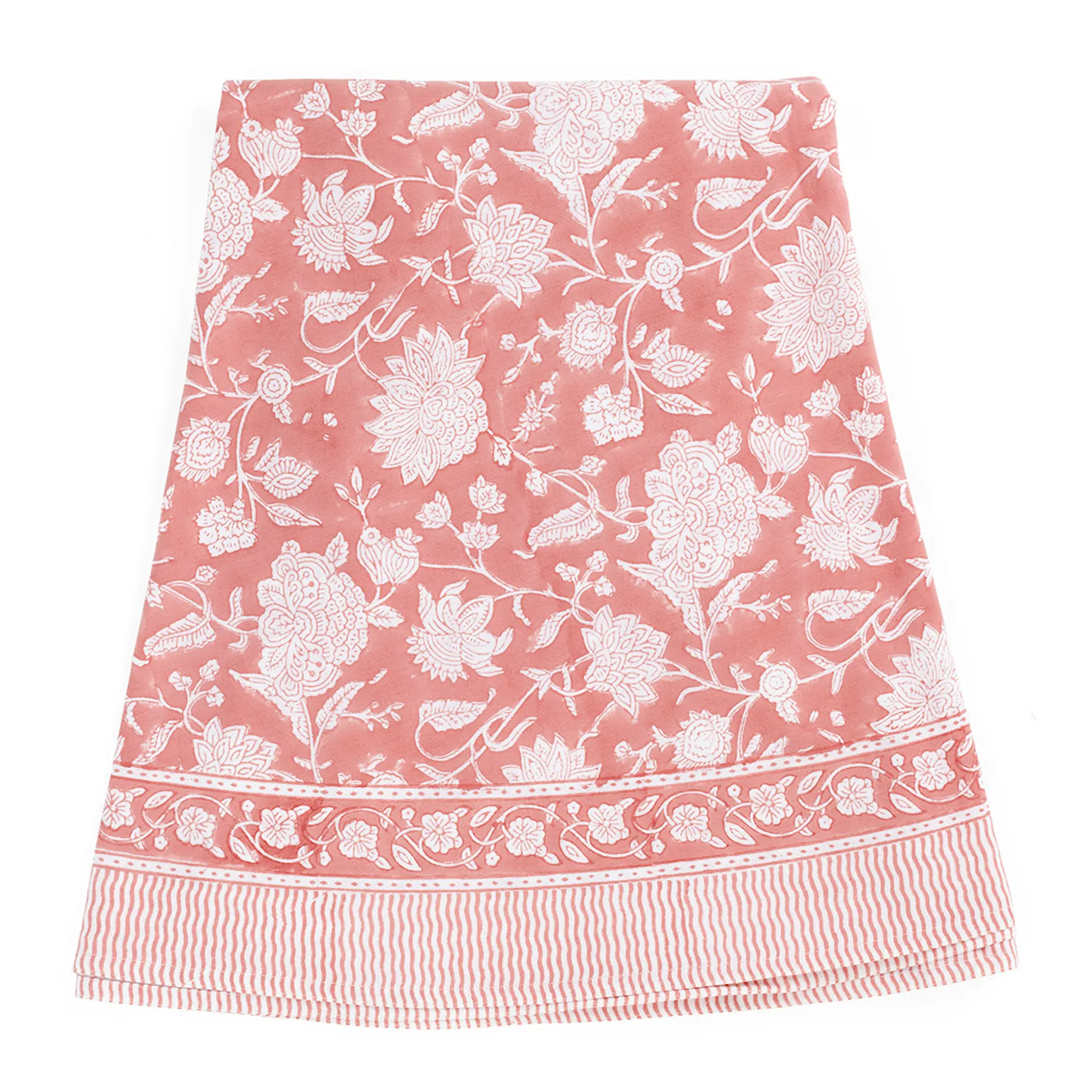 Chamois Indian Rose rund duk Ø160 cm lantana rose