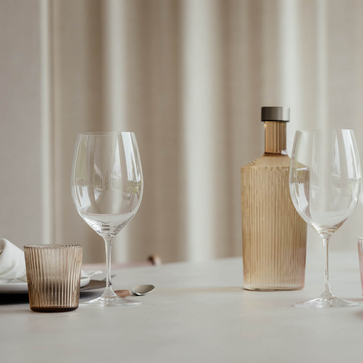 Paveau Ribbed Elegance gåvoset Bells 3 delar beige