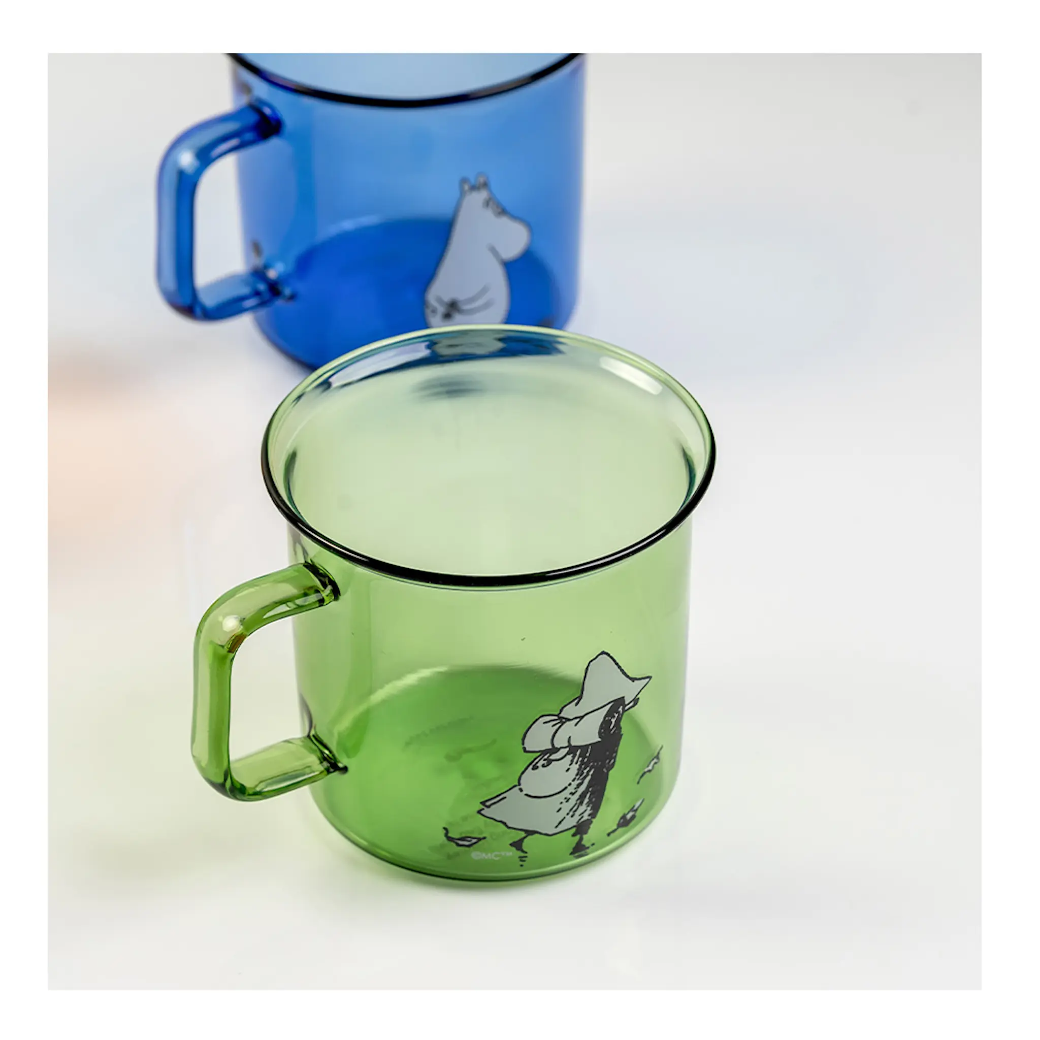 Muurla Muumi Lasimuki Nuuskamuikkunen 35 cl Vihreä