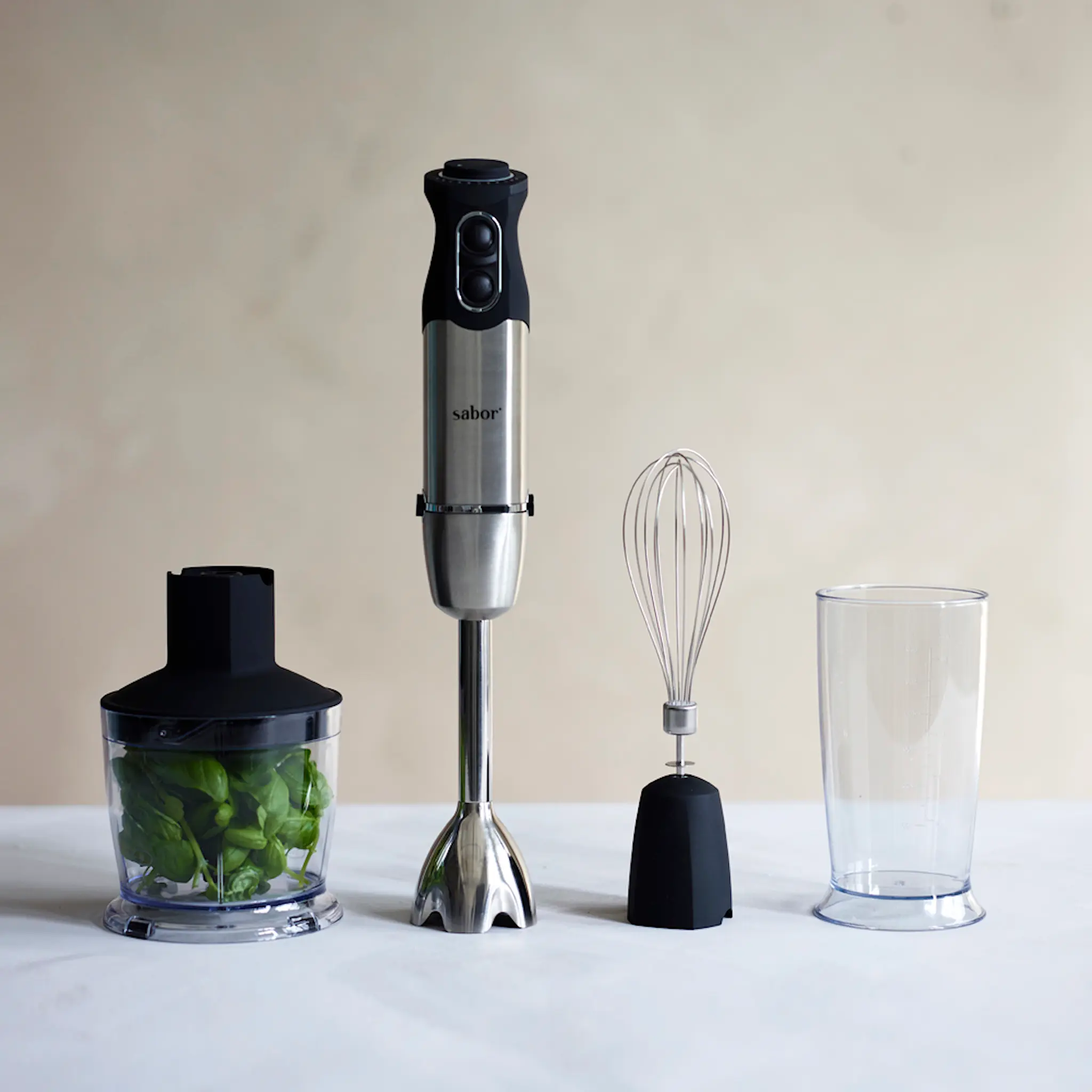 Sabor Ultimate Sauvasekoitin 1000 W Ruostumaton/Musta