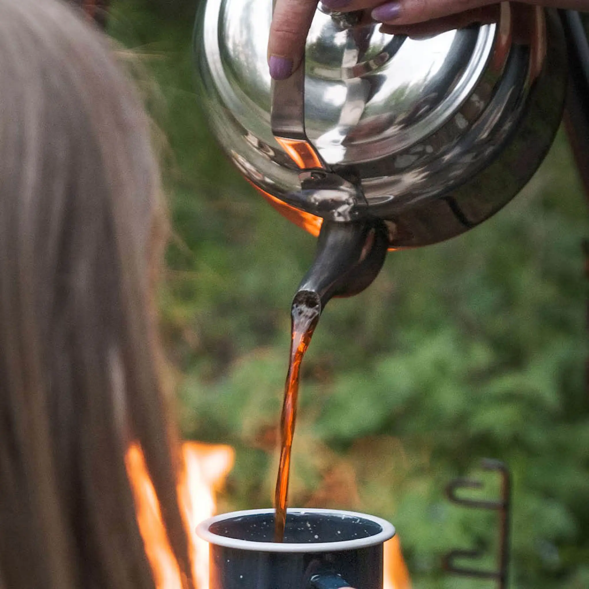 Espegard Kaffepanna för eld 2,5 L rostfritt stål