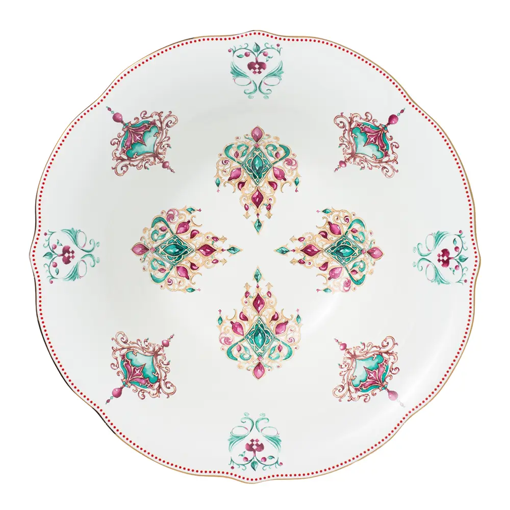 Lucia Kulho 26 cm Valkoinen/Punainen/Vihreä