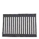 Stripes dörrmatta 70x50 cm svart/vit