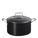 ENSC gryta med glaslock 6 L 24 cm black