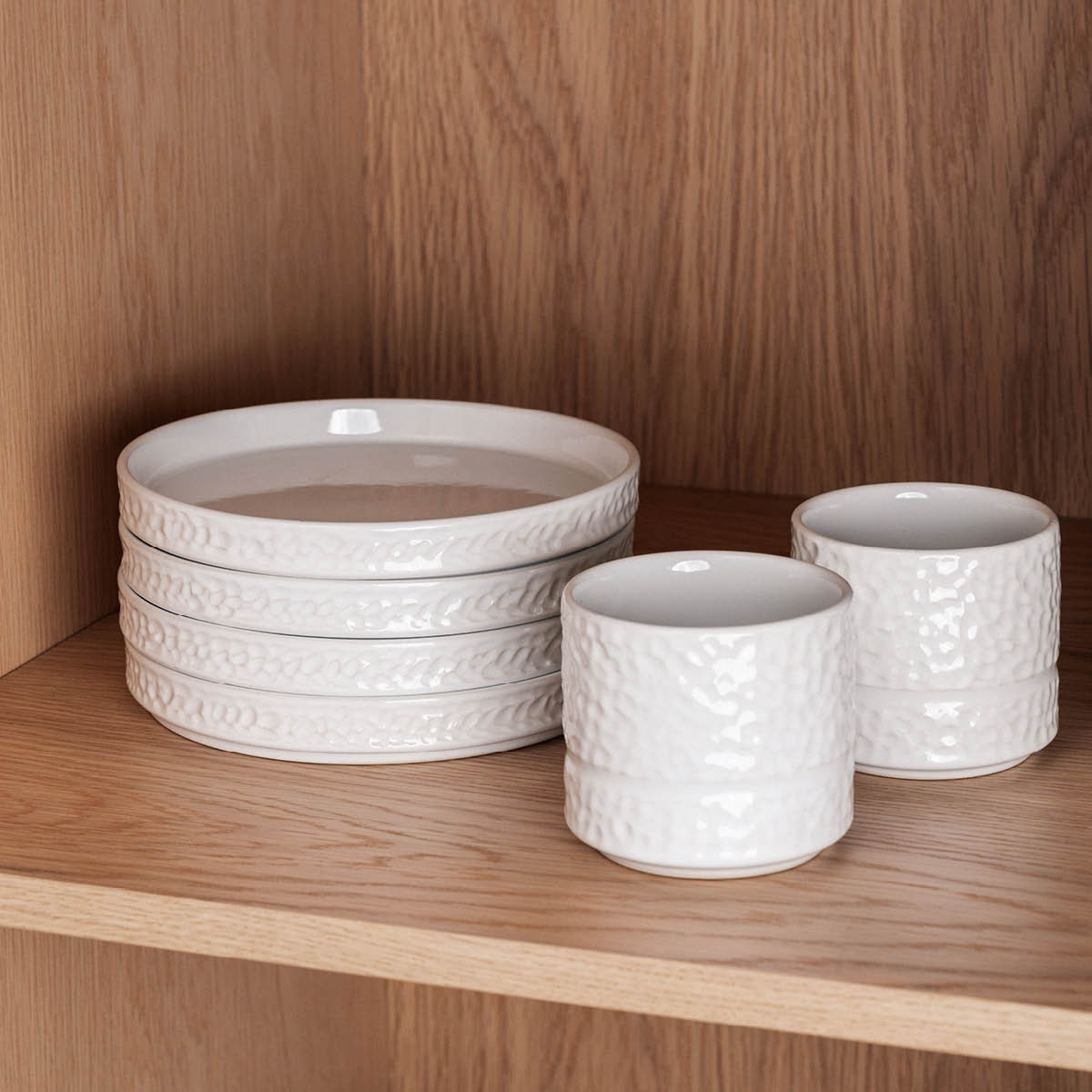 Vargen & Thor Servisen C mugg 26 cl 4-pack vit