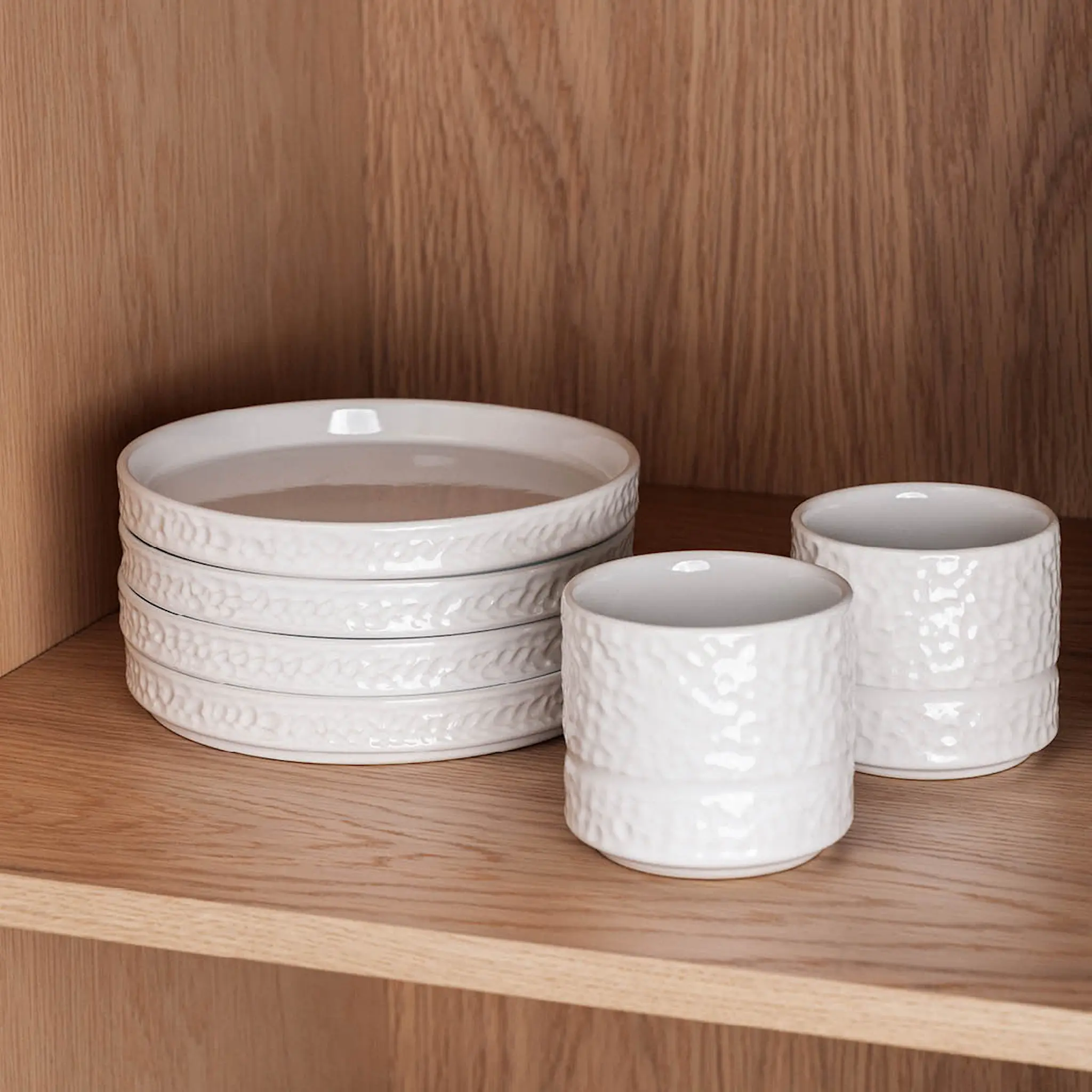 Vargen & Thor Servisen C mugg 26 cl 4-pack vit