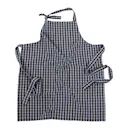 Maria förkläde 70x82 cm ljusblå/brun