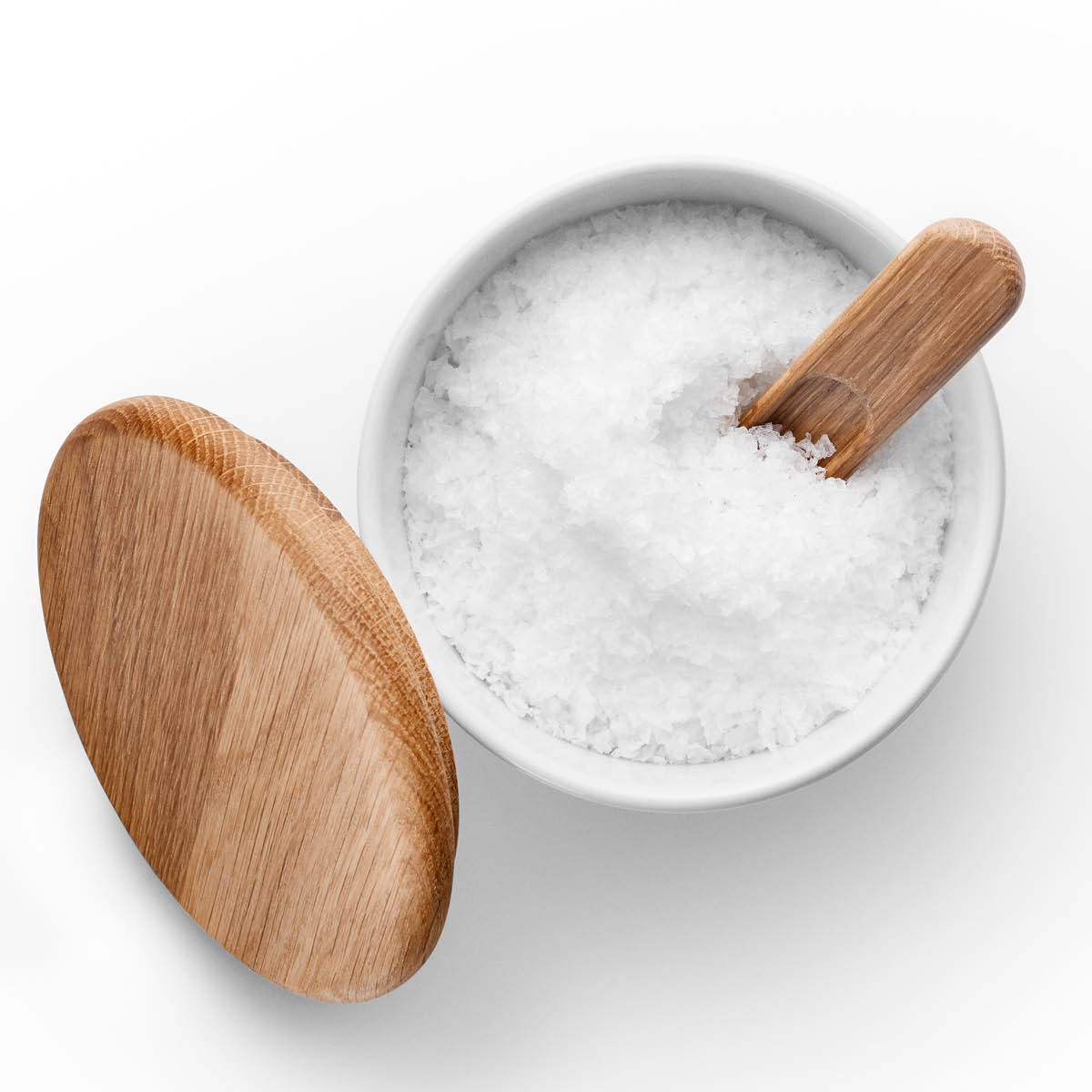 Eva Trio Legio Nova Saltkar Med Lock Och Sked Vit