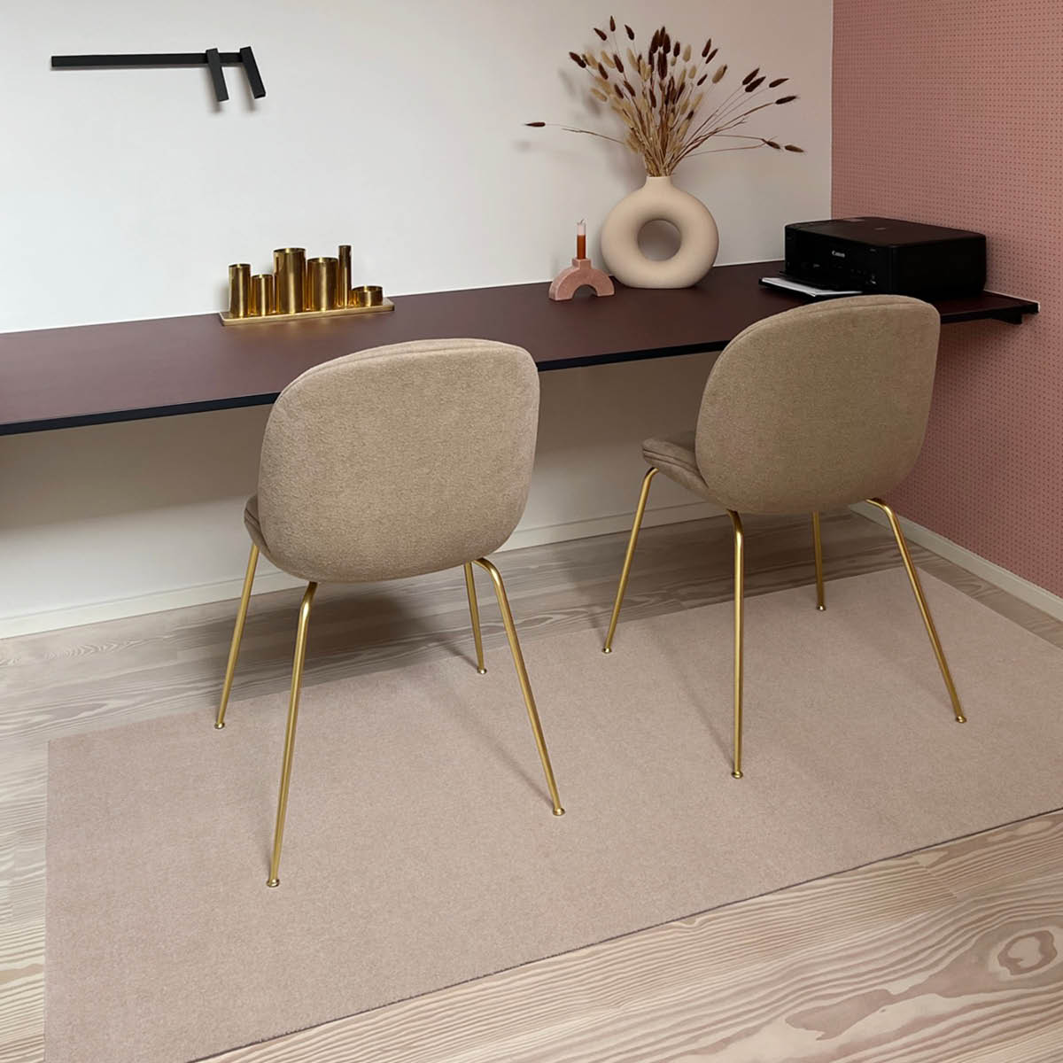 Tica Copenhagen Unicolor golvmatta 200x90 cm ivory