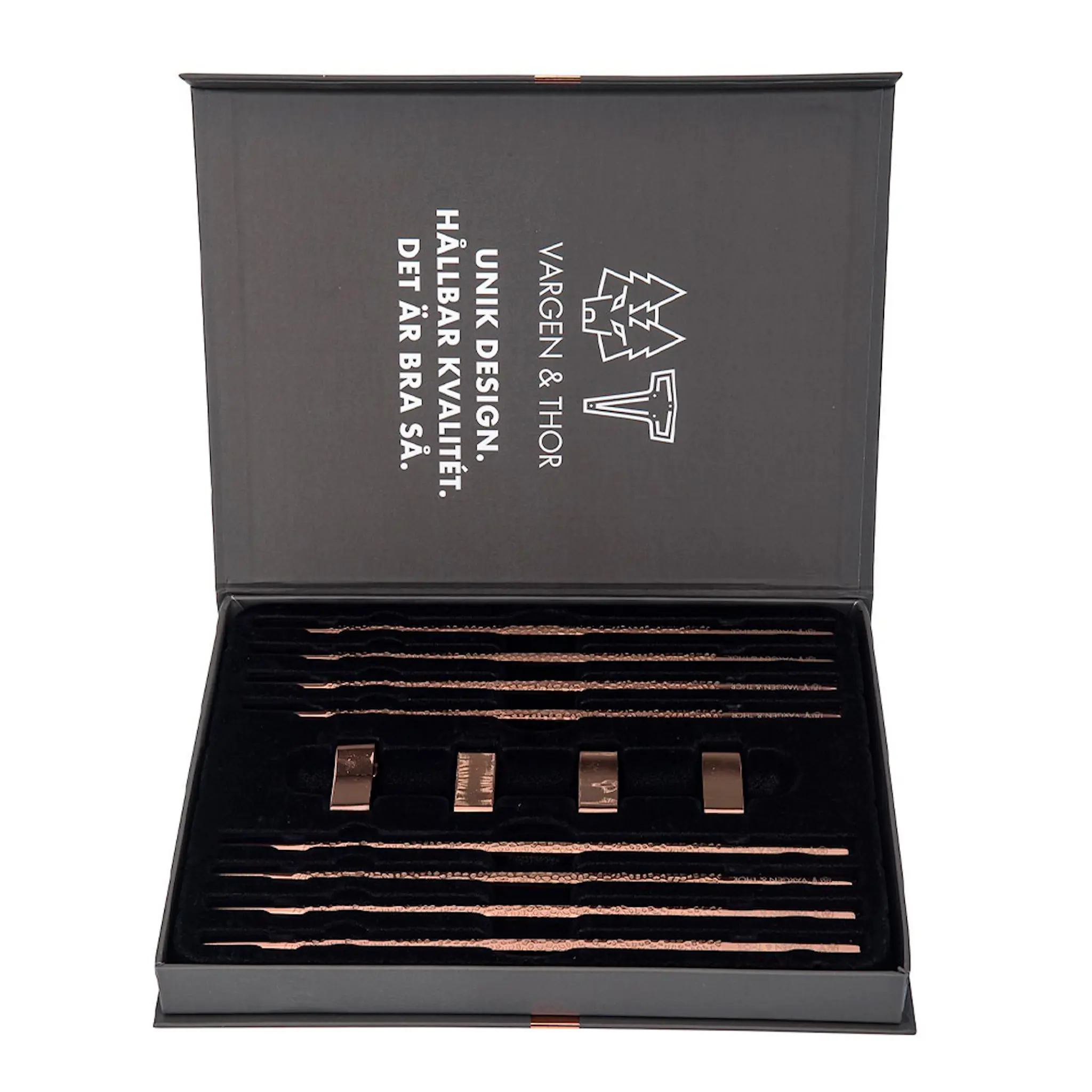 Vargen & Thor Frost Kito Syömäpuikot 4 kpl Kupari