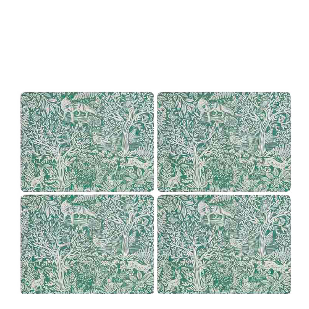 Pimpernel Tapestry bordbrikker 40x30 cm 4 stk sage