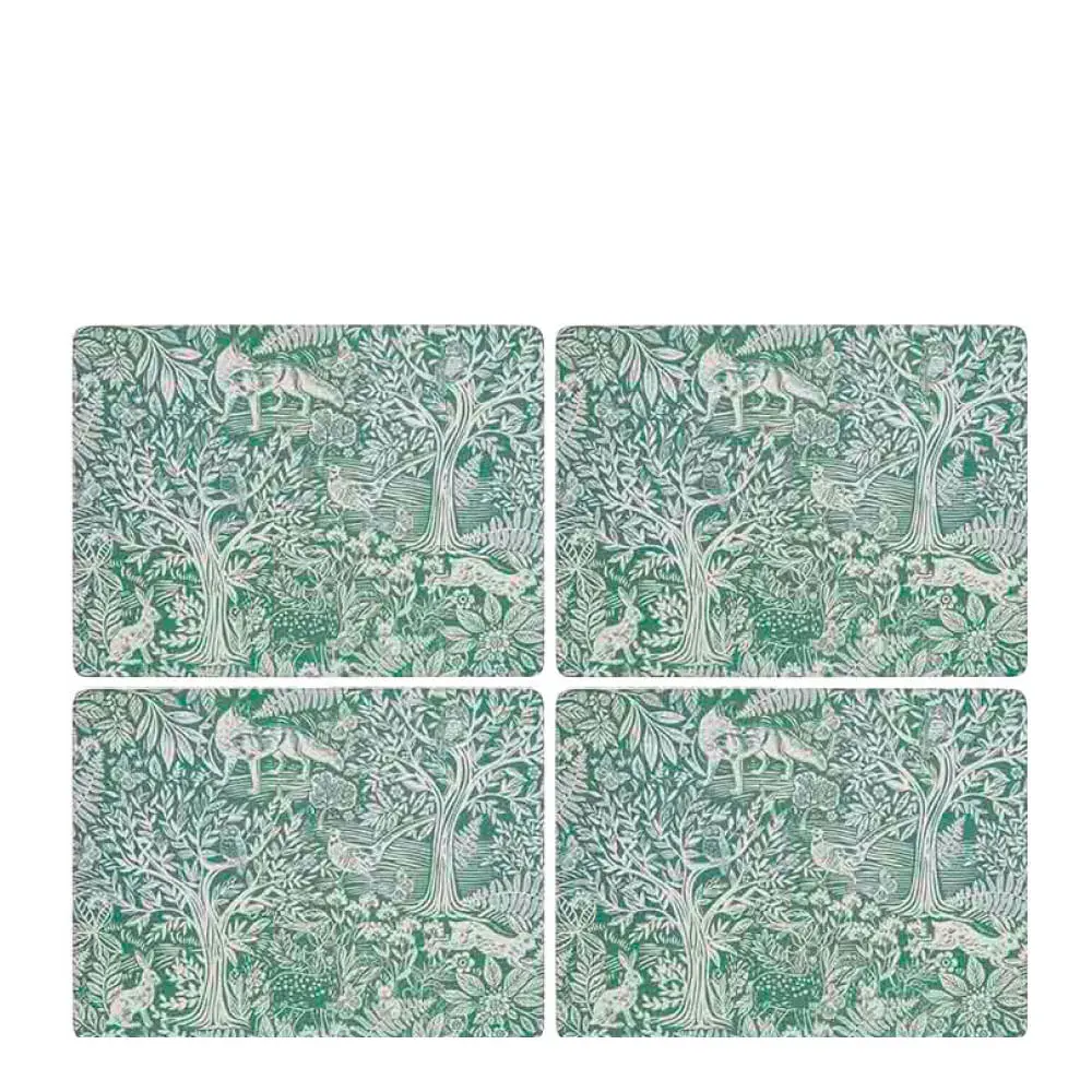 Tapestry bordbrikker 40x30 cm 4 stk sage