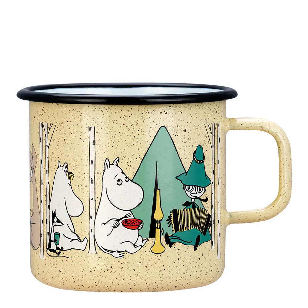 Muumi Emalimuki Campers 8 dl Keltainen