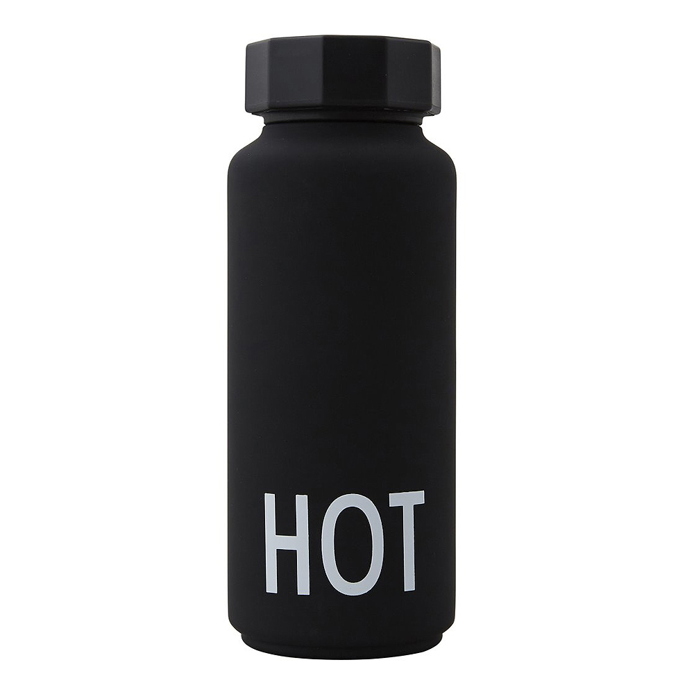 Design Letters To Go Termoflaska Svart