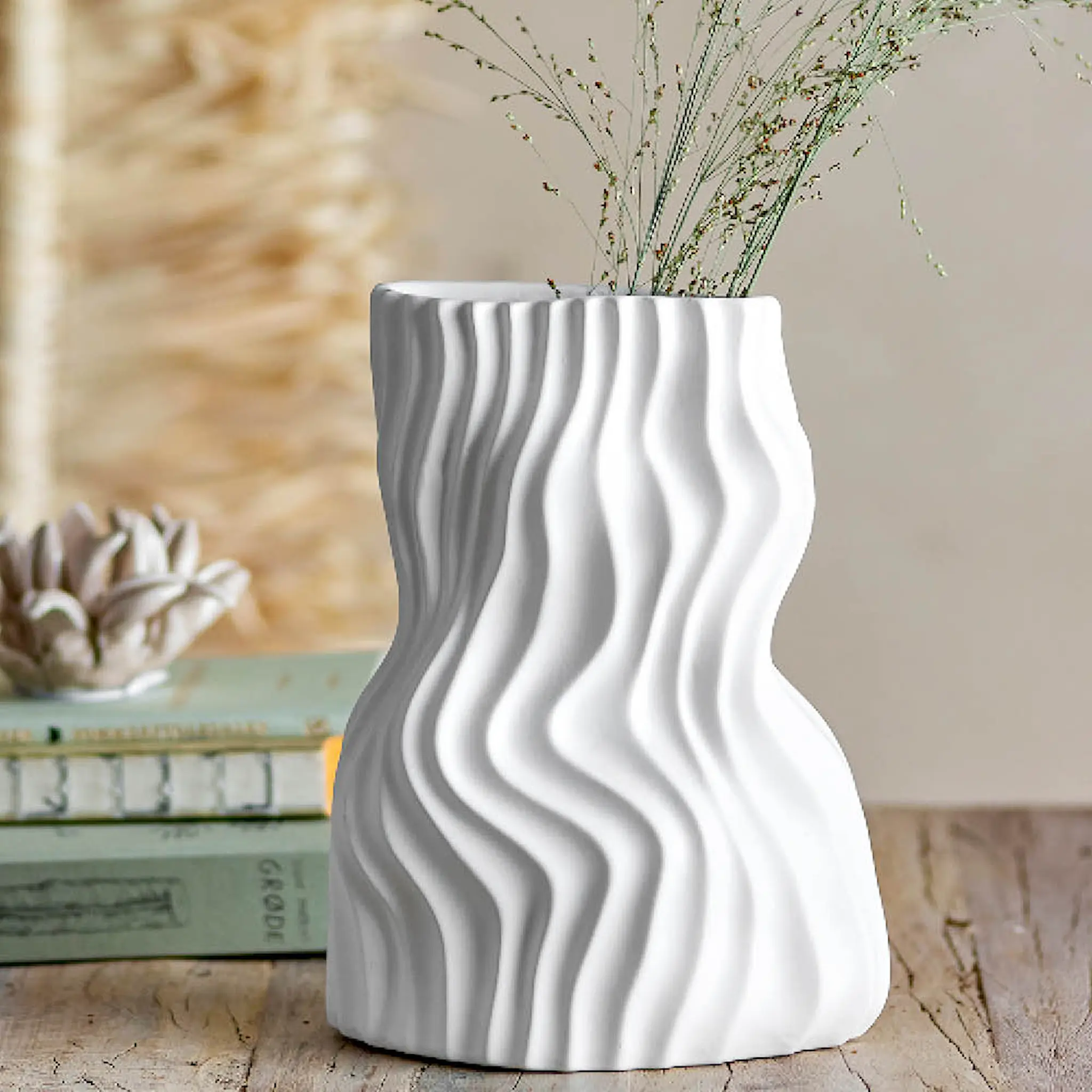 Bloomingville Sahal Vas 25,5 cm Vit