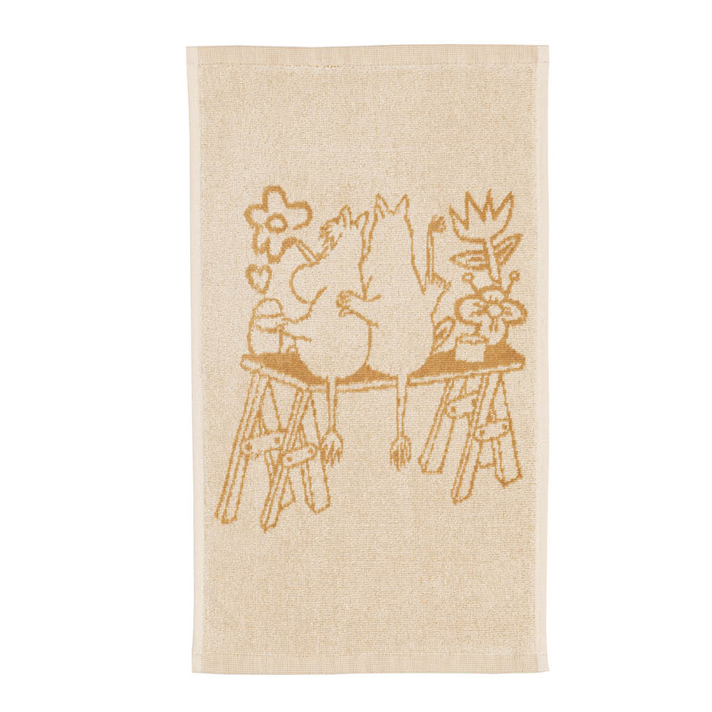 Moomin Arabia Mumin handduk 30x50 cm Kärlek beige