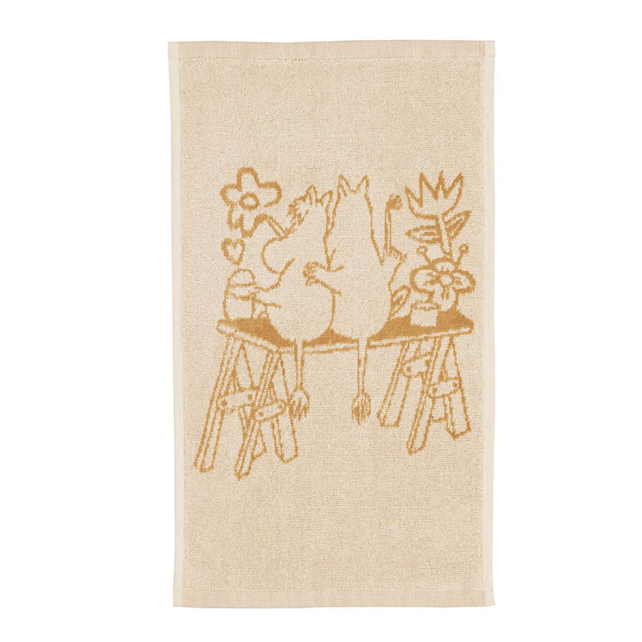 Moomin Arabia Mumin handduk 30x50 cm Kärlek beige