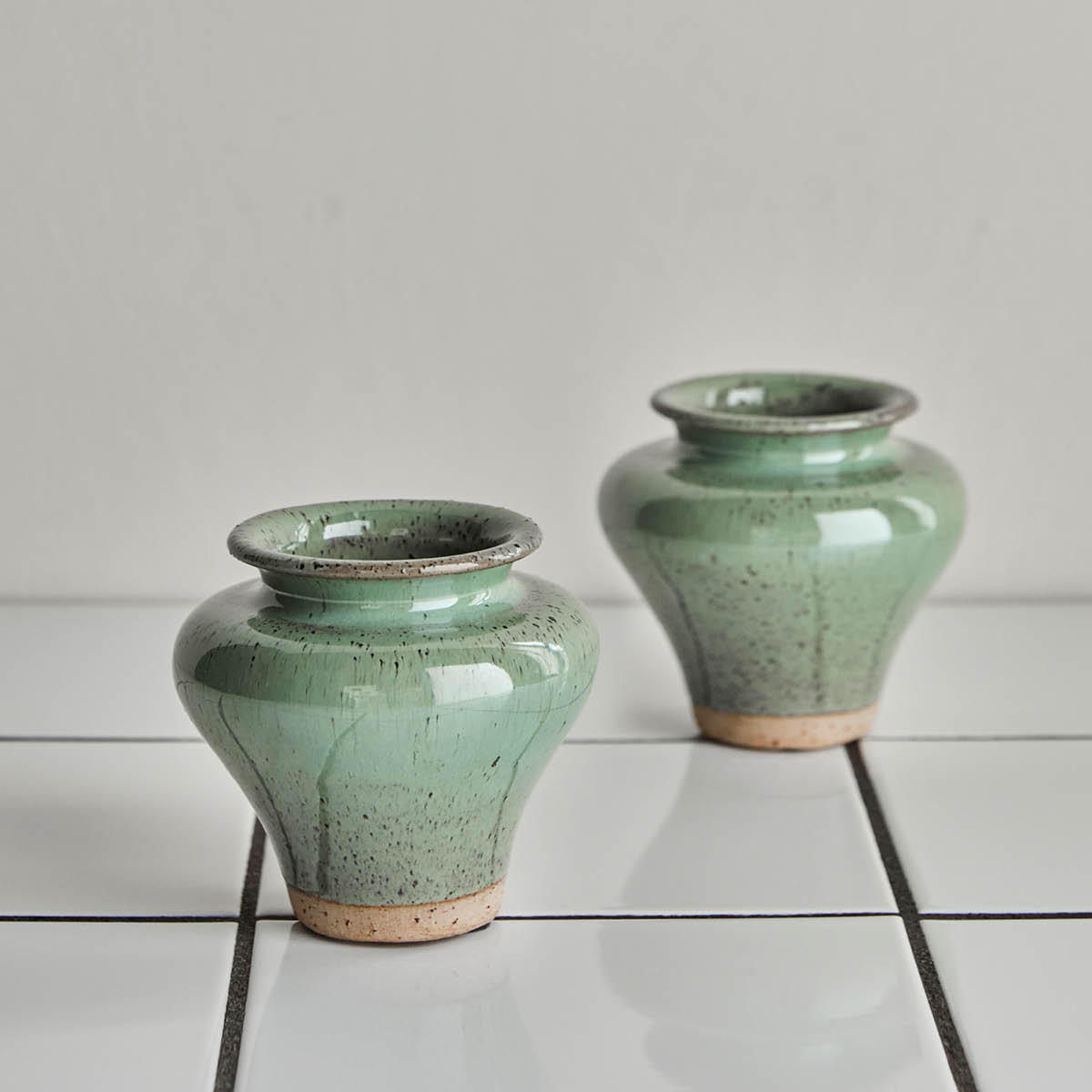 House Doctor Kolo Maljakko 8,5x9,5 cm 2 kpl Vihreä