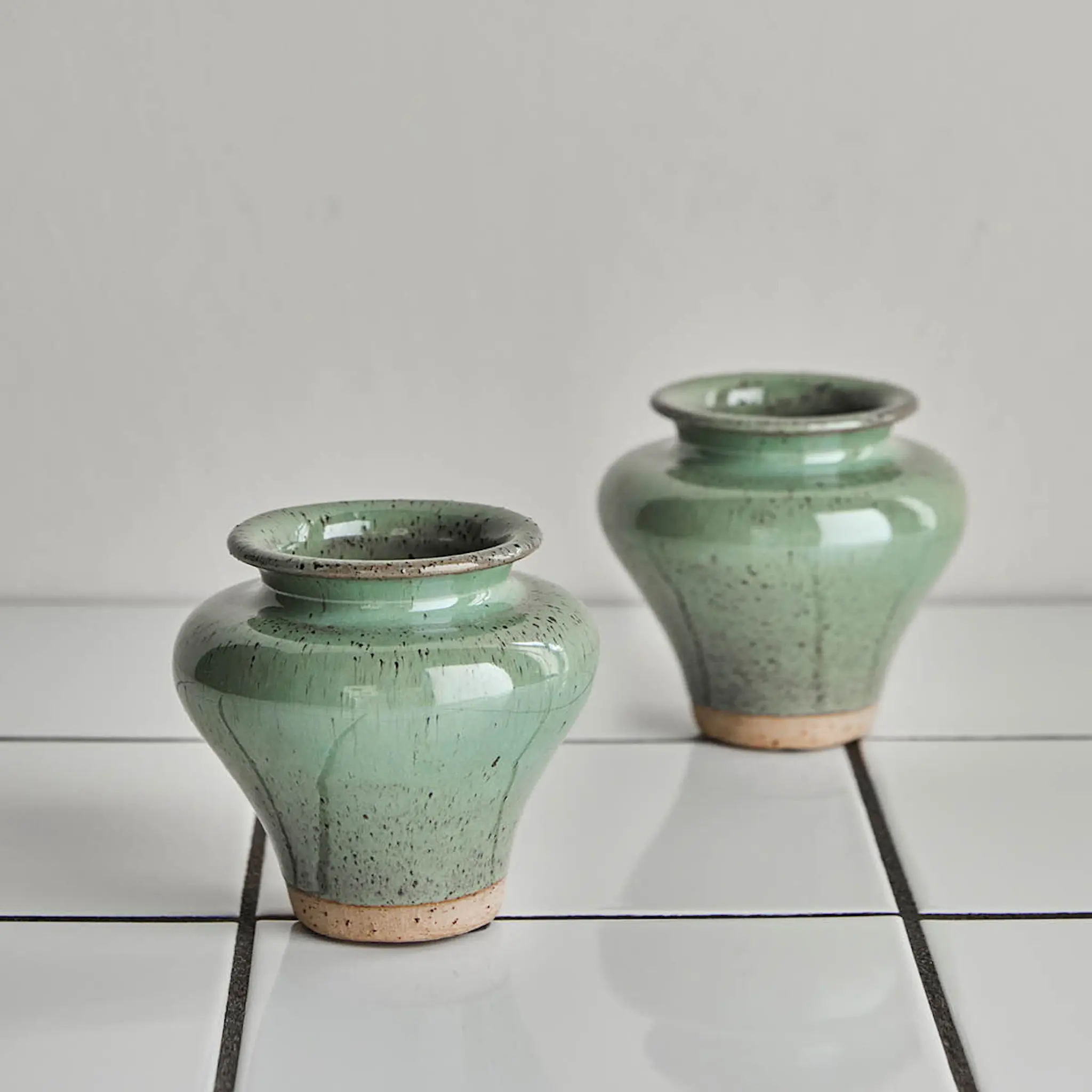 House Doctor Kolo Maljakko 8,5x9,5 cm 2 kpl Vihreä