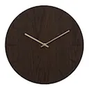 Dark Oak väggklocka 38 cm mörk ek med kopparvisare