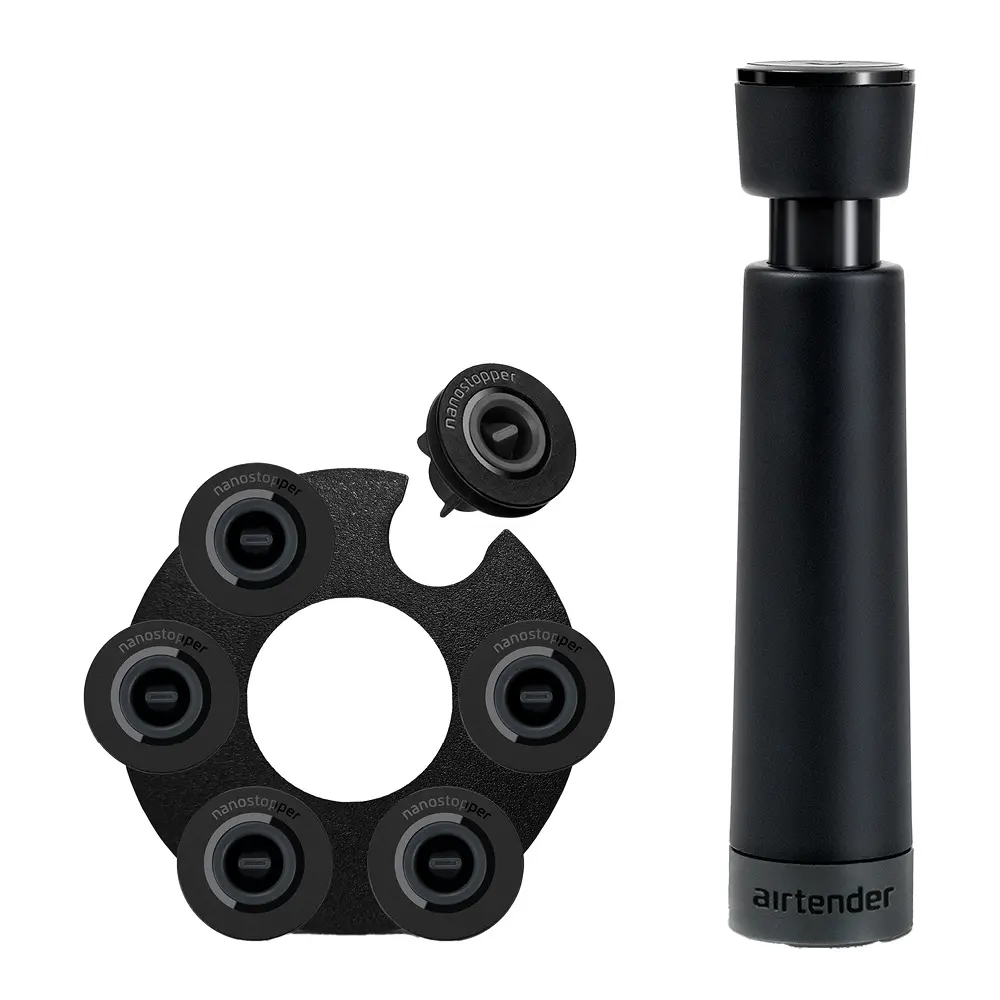 Airtender Tyhjiöpumppu viinille 2 osaa (lahjapakkaus)