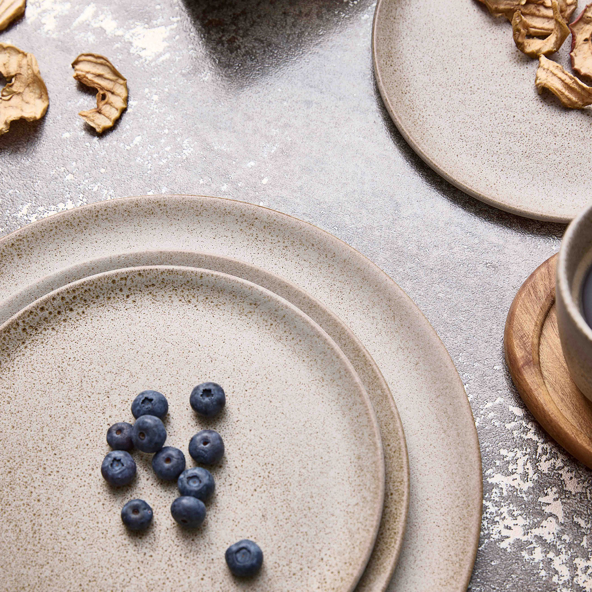 Aida RAW Tallrik 23 cm sandy beige