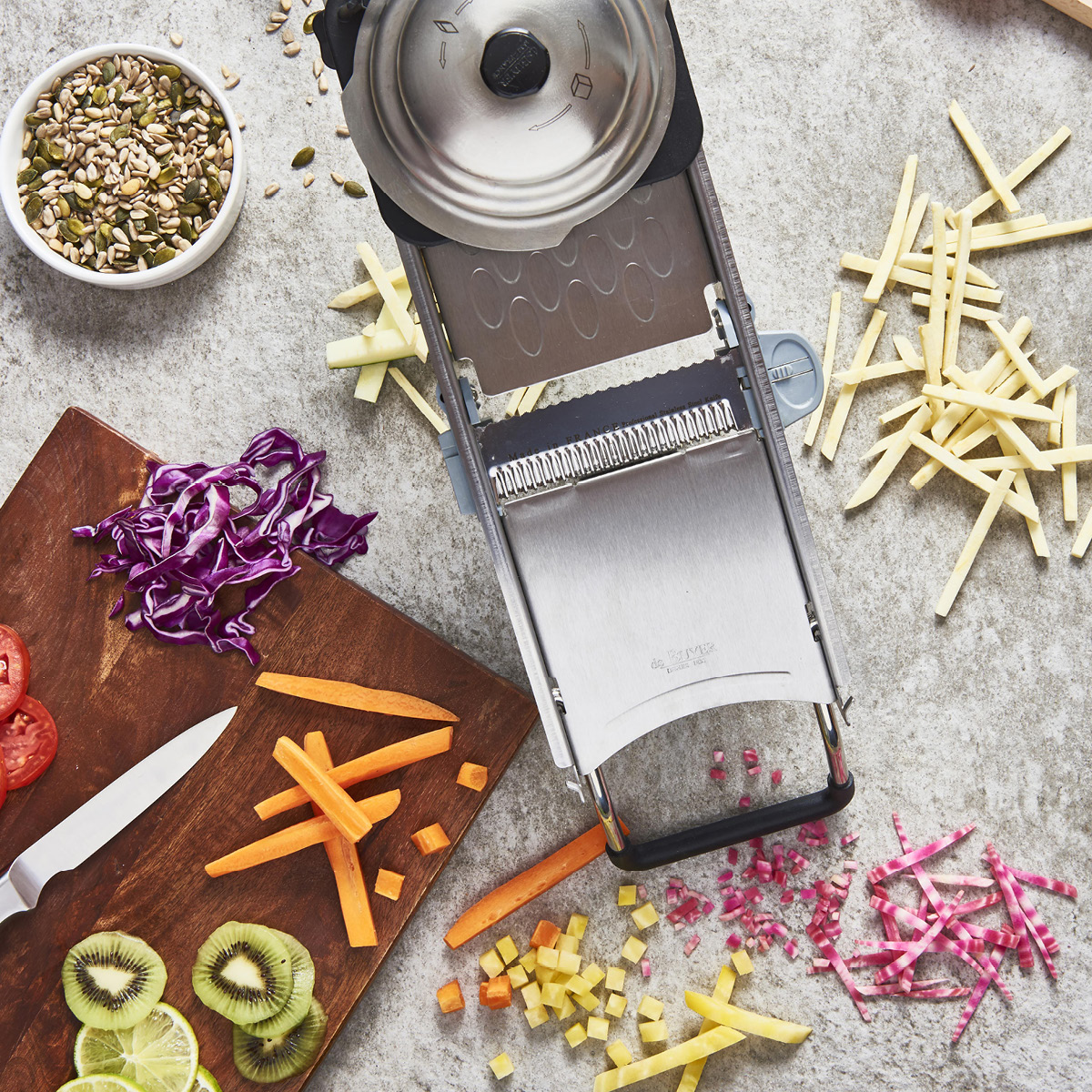 de Buyer Revolution mandolin 50 cm stål