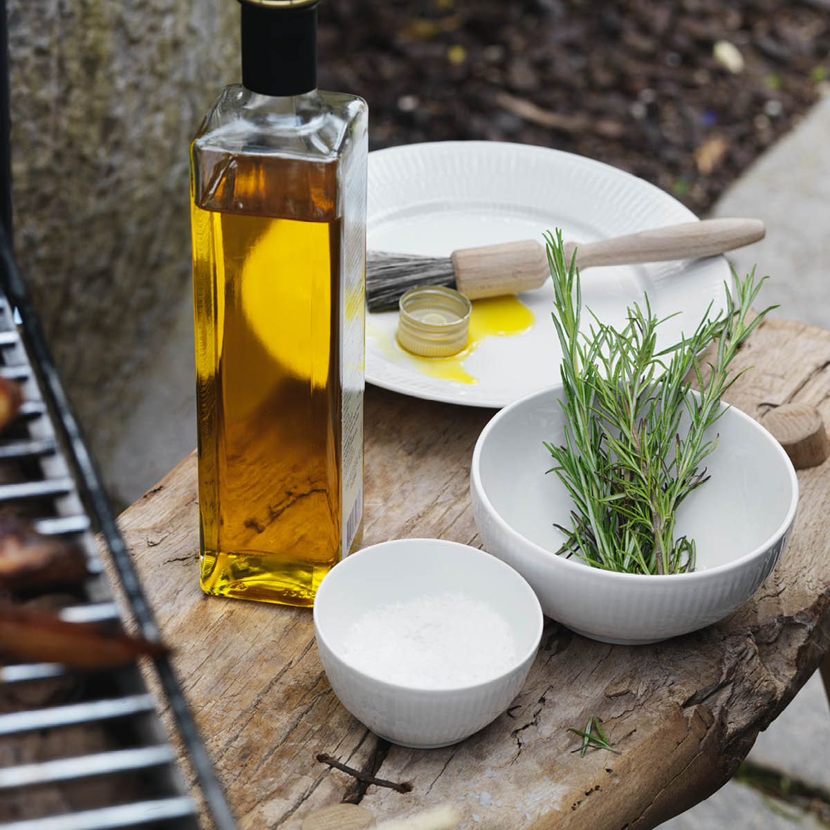 Royal Copenhagen White Fluted Skål 13 cm 47 cl