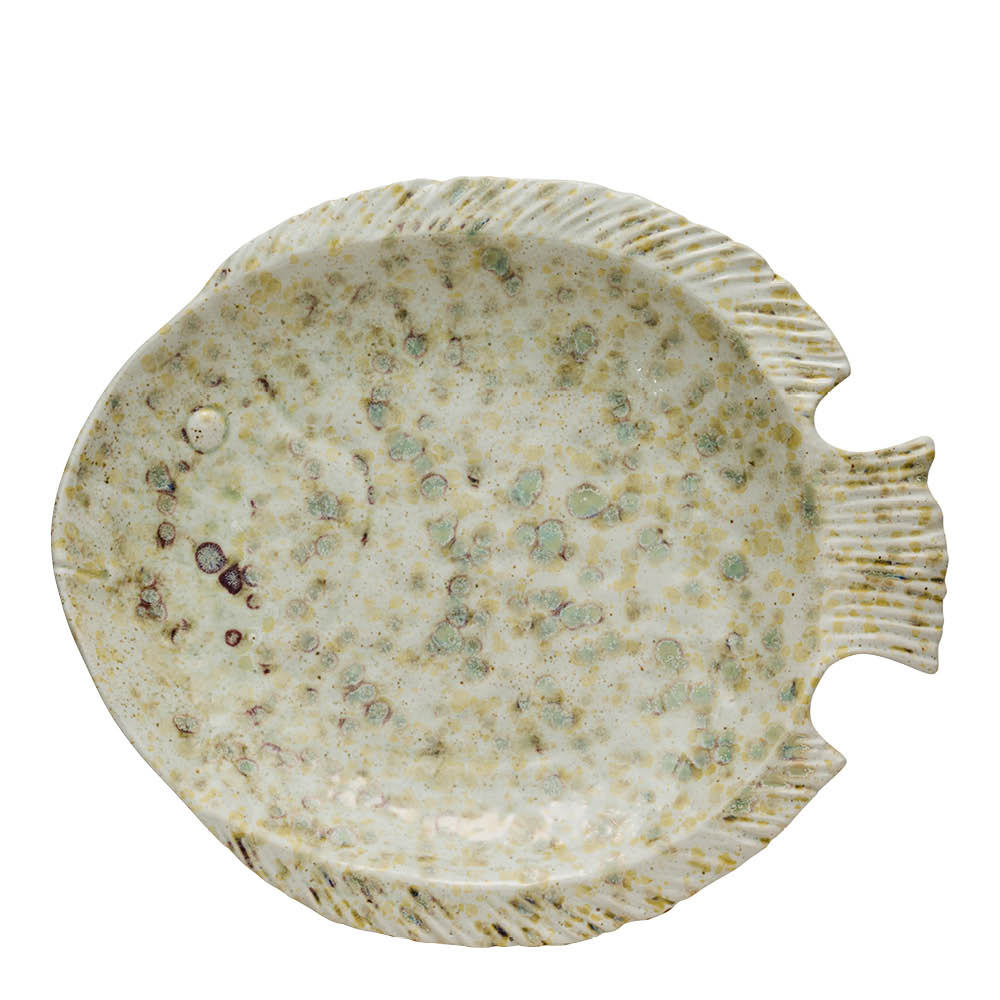 Lene Bjerre Marinelle serveringsfat fisk 30 cm linen