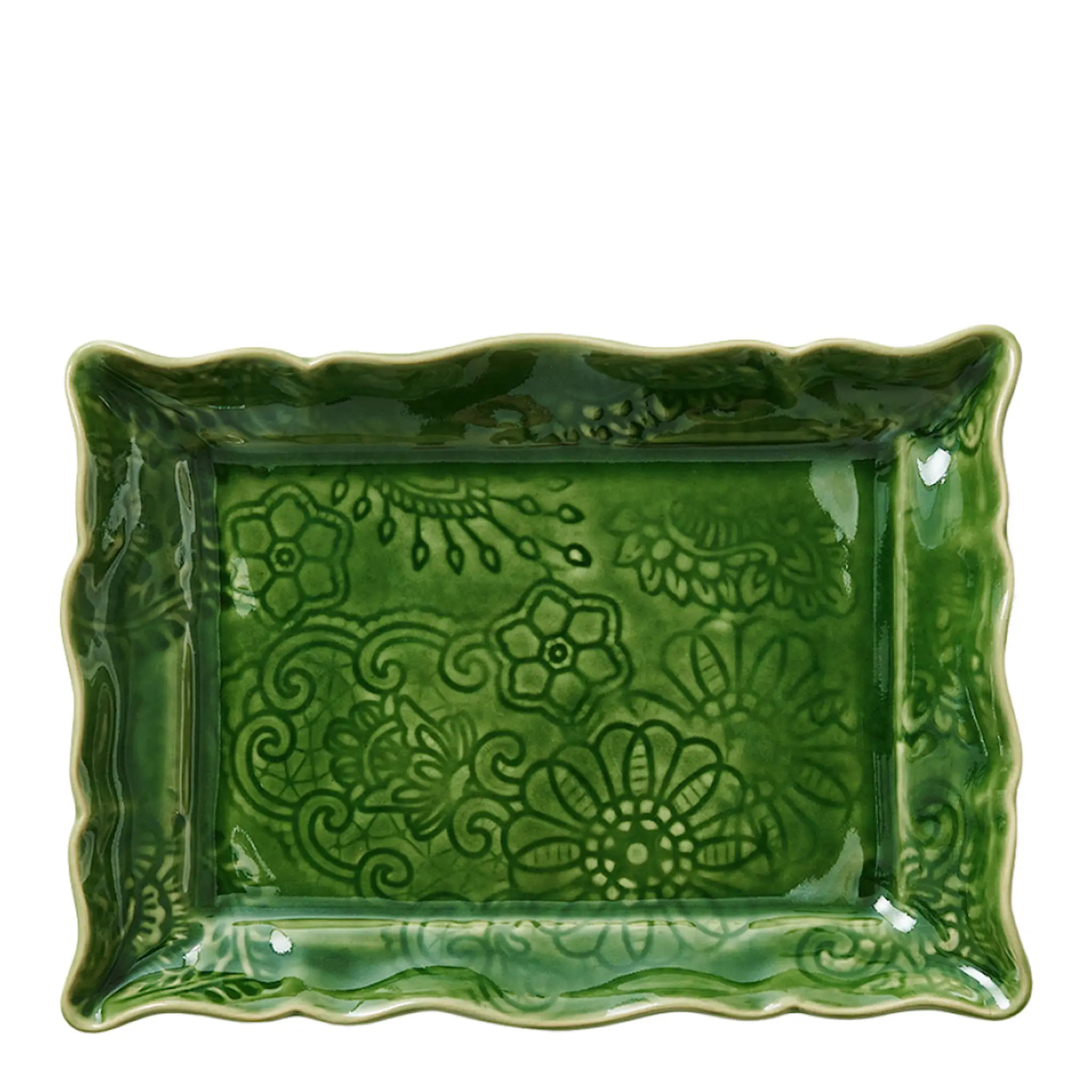 Sthål Arabesque assiett 19x13 cm primavera