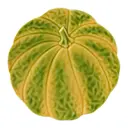 Pumpkin tallrik 22 cm pumpa orange/grön