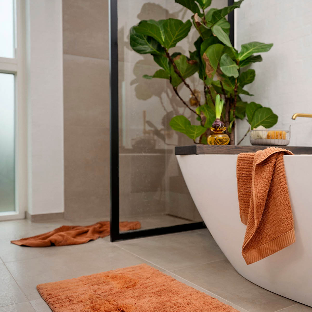 Zone Denmark Classic kylpypyyhe 70x140 cm mandariini