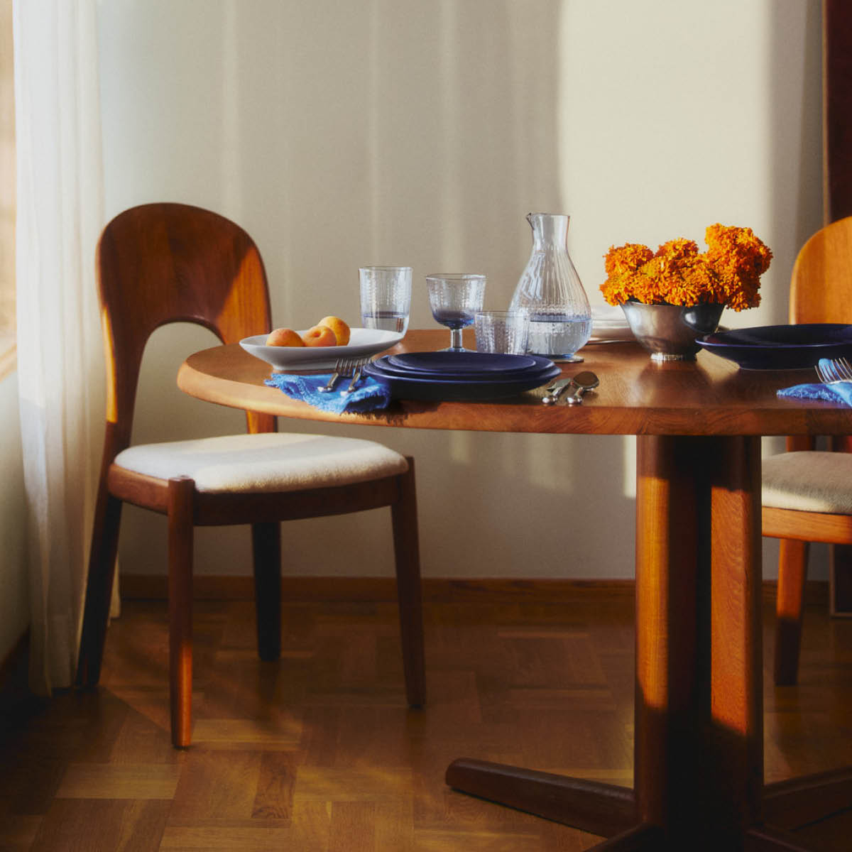 Rörstrand Blå Eld Lautanen 19 cm Sininen