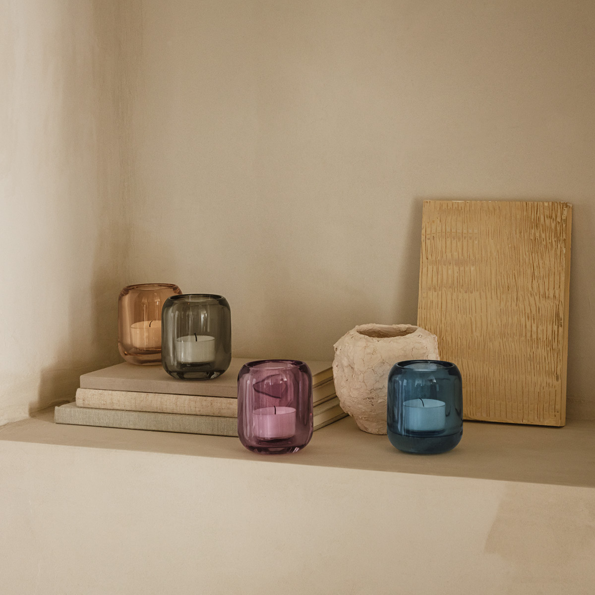 Eva Solo Acorn telysholder 2 stk amber