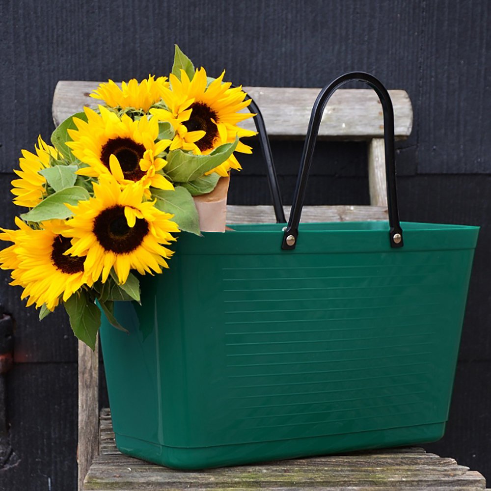 Hinza Green Plastic väska stor 15 L mörkgrön