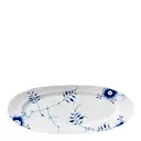 Blue Fluted Mega Fat oval 60 cm