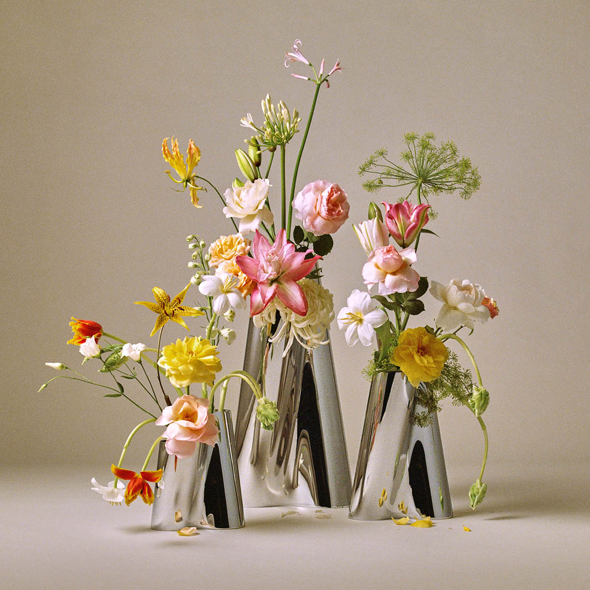 Georg Jensen Lituus vase stor 50 cm blank