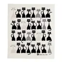 Selma kökshandduk 20x17 cm vit/beige/grå